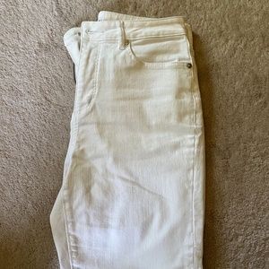Loft White Jeans